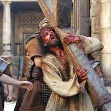 Cena do filme Paixão de Cristo, de Mel Gibson